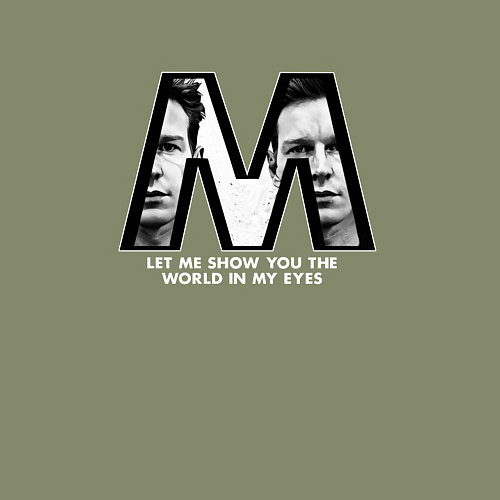 Мужской свитшот Depeche Mode - In Memory of Andy Fletcher / Авокадо – фото 3