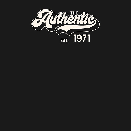 Мужской свитшот Authentic 1971 / Черный – фото 3
