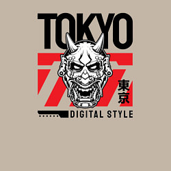 Свитшот хлопковый мужской Tokyo digital style, цвет: миндальный — фото 2