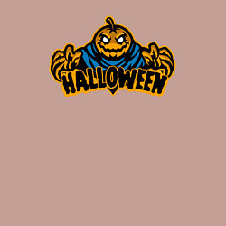 Свитшот хлопковый мужской Hello halloween, цвет: пыльно-розовый — фото 2