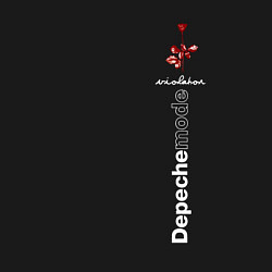 Свитшот хлопковый мужской Depeche Mode - Violator роза, цвет: черный — фото 2