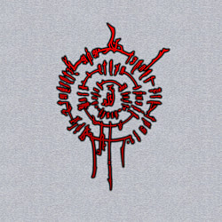Свитшот хлопковый мужской Astarion - red symbol, цвет: меланж — фото 2