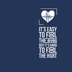 Свитшот хлопковый мужской Heart never lies, цвет: тёмно-синий — фото 2