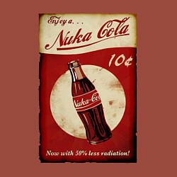 Свитшот хлопковый мужской Nuka cola price, цвет: кирпичный — фото 2
