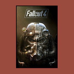 Свитшот хлопковый мужской Fallout armour poster, цвет: кирпичный — фото 2