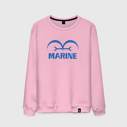 Свитшот хлопковый мужской Морской Дозор One Piece, цвет: светло-розовый
