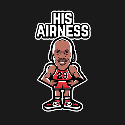 Мужской свитшот Airness Jordan / Черный – фото 3