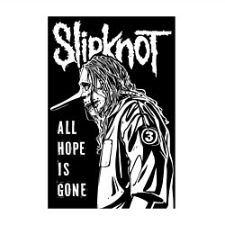 Свитшот хлопковый мужской Slipknot - hope is gone, цвет: белый — фото 2