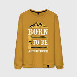 Мужской свитшот Born to be adventurer