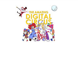 Свитшот хлопковый мужской The Amazing Digital Circus, цвет: белый — фото 2