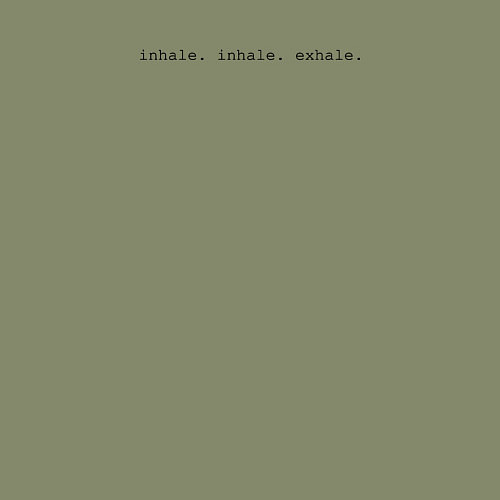 Мужской свитшот Inhale inhale exhale / Авокадо – фото 3