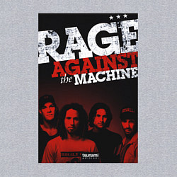 Свитшот хлопковый мужской RATM - all group, цвет: меланж — фото 2