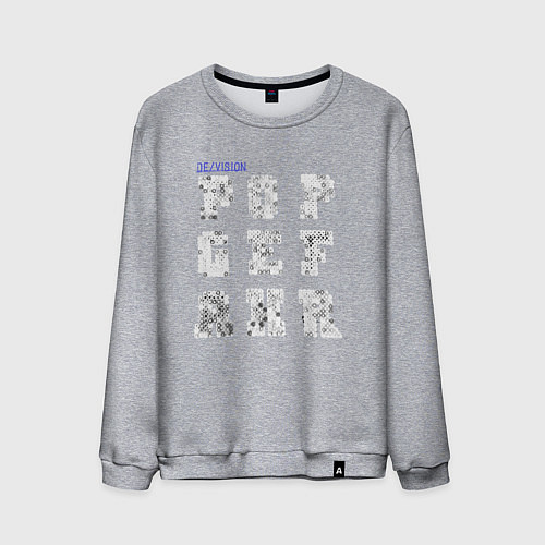 Мужской свитшот Devision - Popgefahr album / Меланж – фото 1