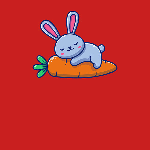 Мужской свитшот Морковный сон / Красный – фото 3