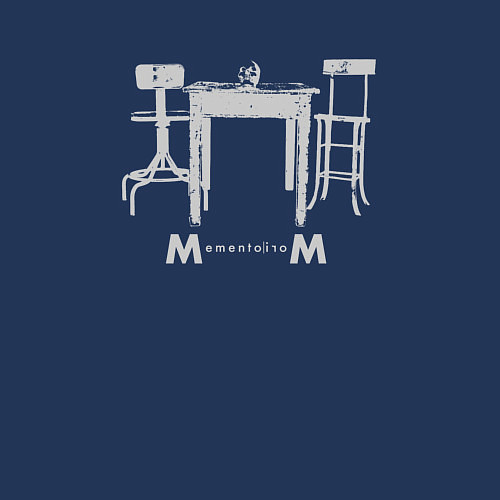 Мужской свитшот Depeche Mode - Memento Mori album / Тёмно-синий – фото 3