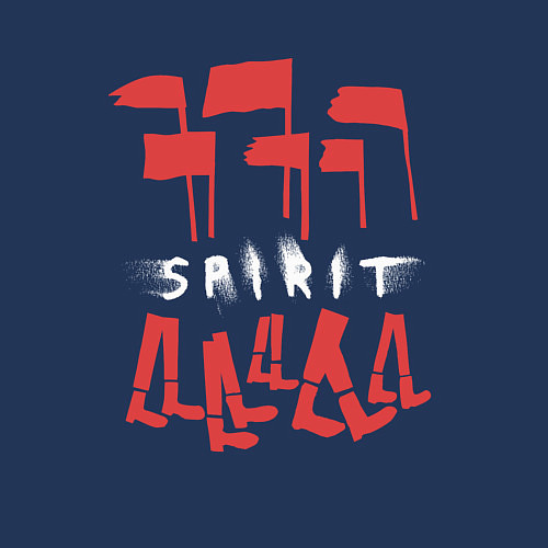 Мужской свитшот Depeche Mode - Spirit tour merch / Тёмно-синий – фото 3