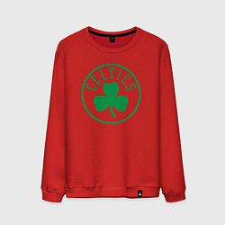 Свитшот хлопковый мужской Boston Celtics clover, цвет: красный