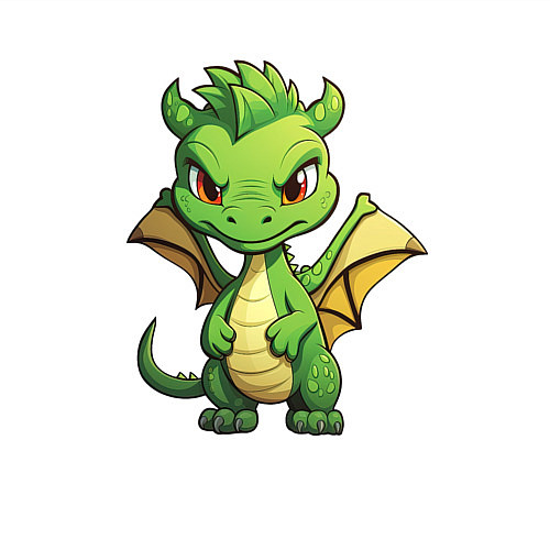 Мужской свитшот Добрый дракон 2024 / Белый – фото 3