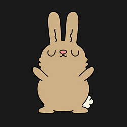 Свитшот хлопковый мужской Relax bunny, цвет: черный — фото 2