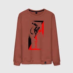 Мужской свитшот Боевые искуства black and red