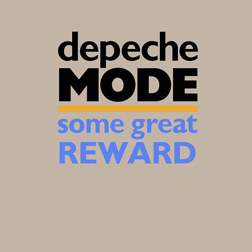 Мужской свитшот Depeche Mode - Some Great Reward / Миндальный – фото 3