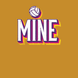 Свитшот хлопковый мужской Mine volley, цвет: горчичный — фото 2