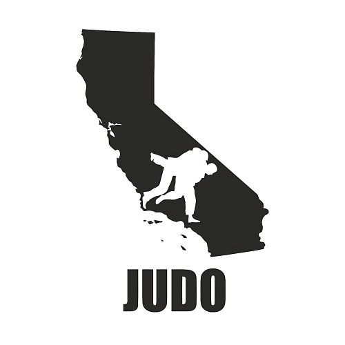 Мужской свитшот Дзюдо Калифорния / Белый – фото 3