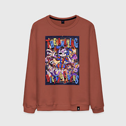 Мужской свитшот Удивительный цифровой цирк в сборе