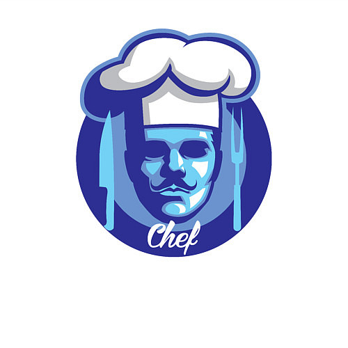 Мужской свитшот Шеф-повар / Белый – фото 3