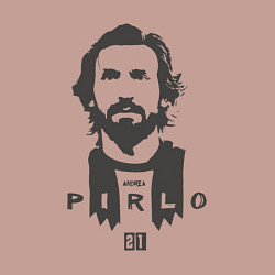 Свитшот хлопковый мужской Андреа Пирло, цвет: пыльно-розовый — фото 2