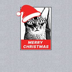 Свитшот хлопковый мужской Счастливого абиссинского Рождества, цвет: меланж — фото 2