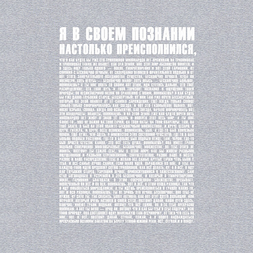 Мужской свитшот Бесконечное вечное / Меланж – фото 3