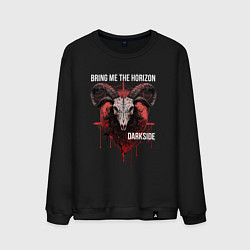 Свитшот хлопковый мужской Bring Me the Horizon - ram, цвет: черный