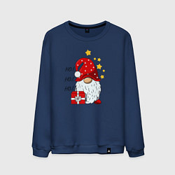 Мужской свитшот Милый гном с подарком