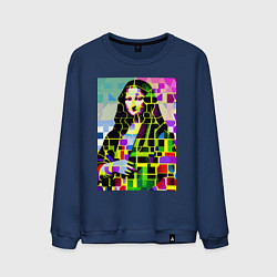 Мужской свитшот Mona Lisa - mosaic pop art