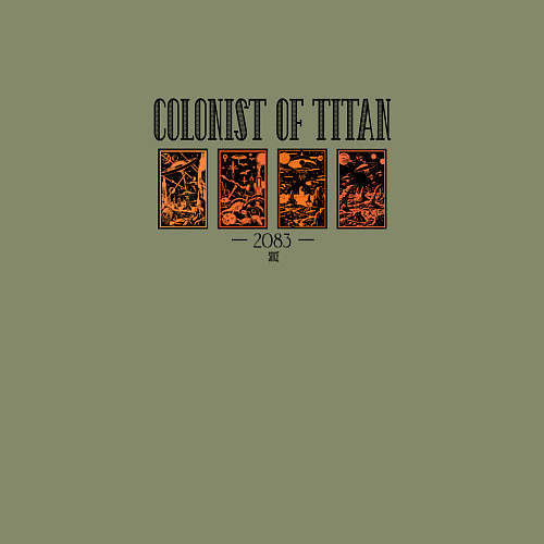 Мужской свитшот Colonist of Titan / Авокадо – фото 3