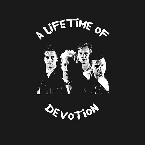 Мужской свитшот Depeche Mode - A lifetime of devotion / Черный – фото 3