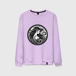 Мужской свитшот Трайбл узор девушки тату