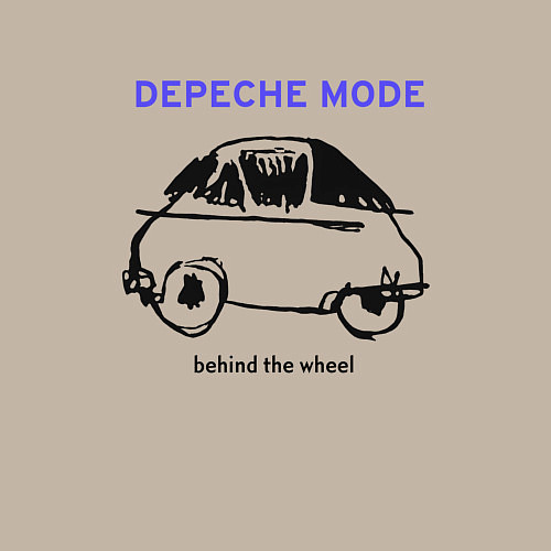 Мужской свитшот Depeche Mode - Behind the wheel / Миндальный – фото 3
