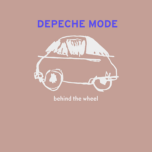 Мужской свитшот Depeche Mode - Behind the wheel / Пыльно-розовый – фото 3