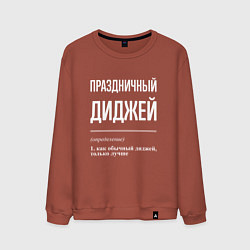 Мужской свитшот Праздничный диджей