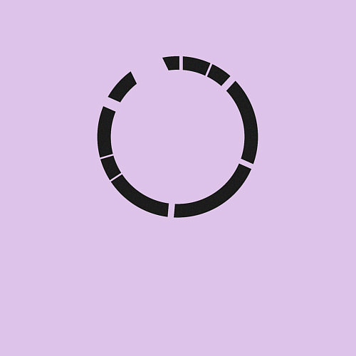 Мужской свитшот Минималистичный круг / Лаванда – фото 3