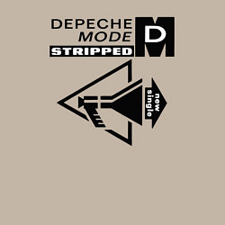 Свитшот хлопковый мужской Depeche Mode stripped, цвет: миндальный — фото 2