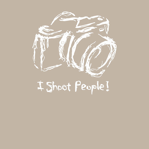 Мужской свитшот Я щёлкаю людей / Миндальный – фото 3