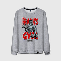 Свитшот хлопковый мужской Зал Франкенштейна, цвет: меланж