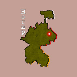 Свитшот хлопковый мужской Осетия Ногир, цвет: пыльно-розовый — фото 2