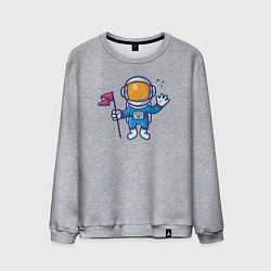 Мужской свитшот Космический привет