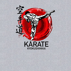 Свитшот хлопковый мужской Karate Kyokushinkai, цвет: меланж — фото 2