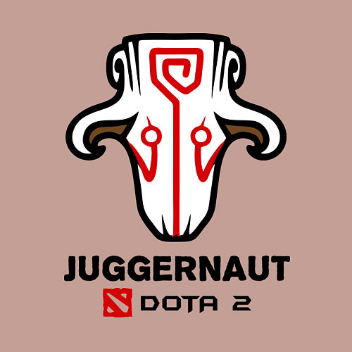 Мужской свитшот Juggernaut Dota 2 / Пыльно-розовый – фото 3