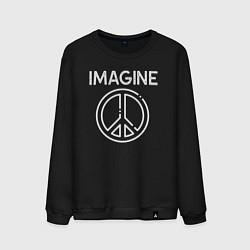 Мужской свитшот Imagine peace